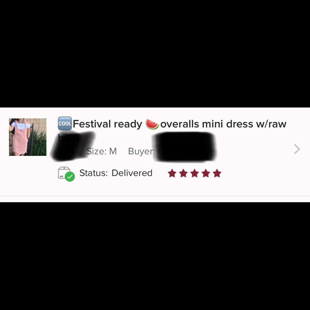 Festival ready denim overalls mini dress w/raw hem - Picture 6 of 8